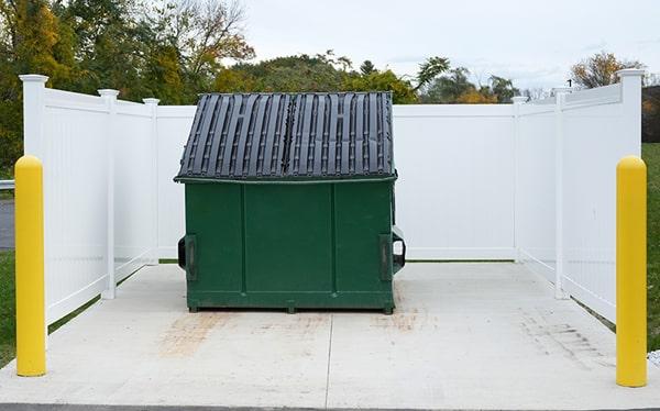 we offer recycling services in addition to our commercial dumpsters